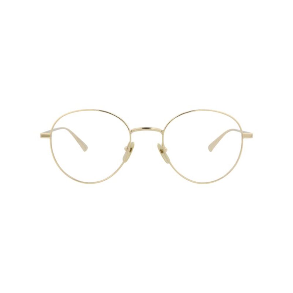 Gucci Round-Frame Metal Optical Frames Gold Mens